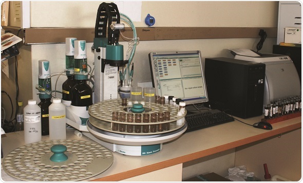 Instrumentation setup for the automatic determination of fluoride content in the blood sample