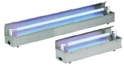 Germicidal lamps capable of emitting UV light at a wavelength of 253.7 nm are most effective in the treatment of pathogens.