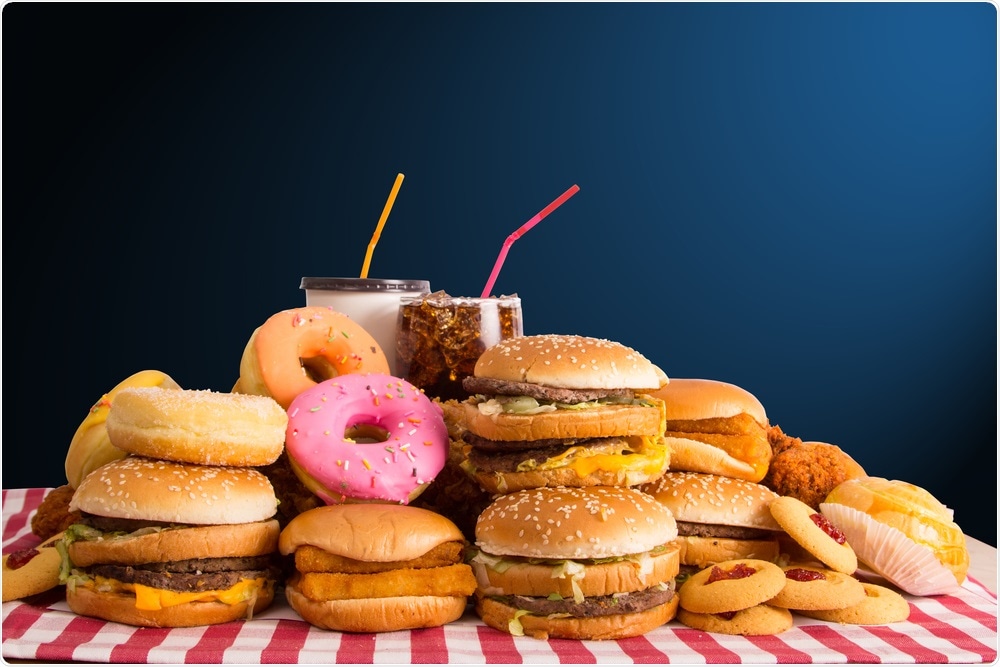 Junk food piled up - photo taken by ShutterOK