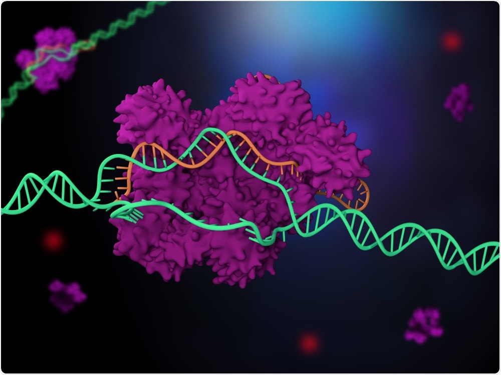 CRISPR-Cas9 stands for clustered regularly interspaced short palindromic repeats and CRISPR-associated protein 9.