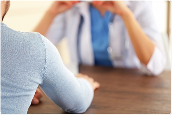 Man receiving a diagnosis of erectile dysfunction