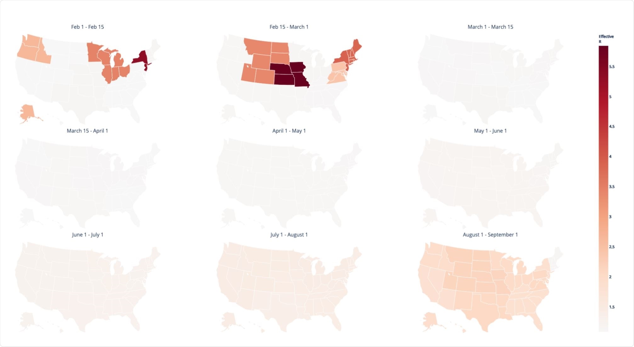Background spatiotemporal heterogeneity in the effective reproductive number Re of SARS-CoV-2 inferred from the ML viral phylogeny