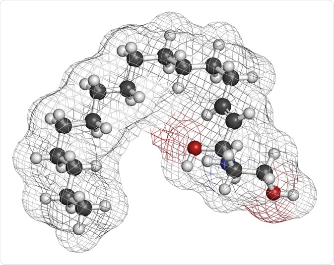 Sphingosine lipid molecule