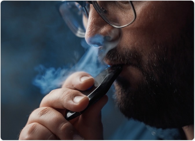 Study: Pulmonary toxicity and inflammatory response of e-cigarettes containing medium-chain triglyceride oil and vitamin E acetate: Implications in the pathogenesis of EVALI but independent of SARS-COV-2 COVID-19 related proteins. Image Credit: DedMityay / Shutterstock
