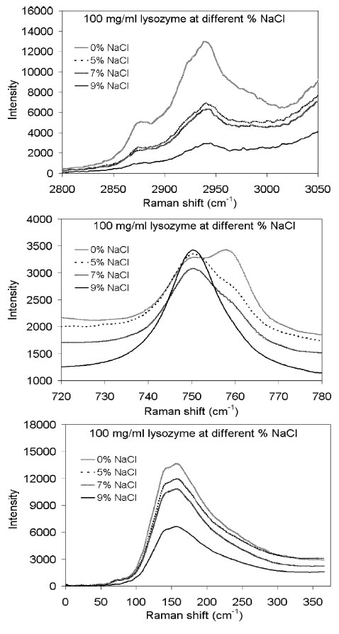 Using In-Line Raman Monitoring of Protein Crystallization
