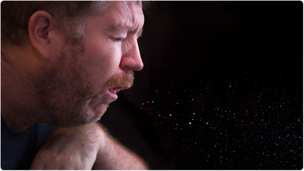 Researchers used an LED lighting system with a high-speed camera to capture the spread of germs from coughing and sneezing. Image from Shutterstock