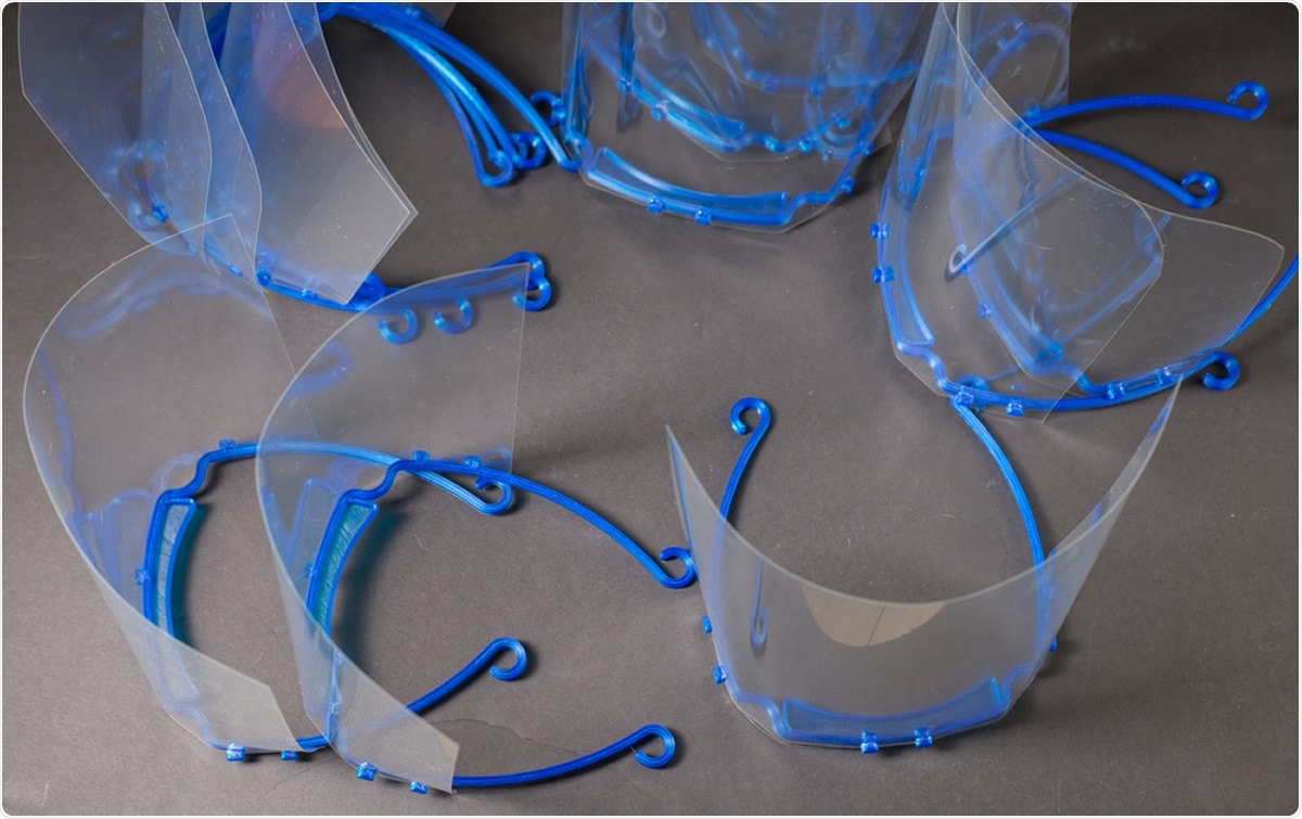 3D printed face shields. Image Credit: PN Photography / Shutterstock