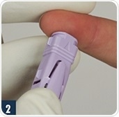 Perform fingerstick.