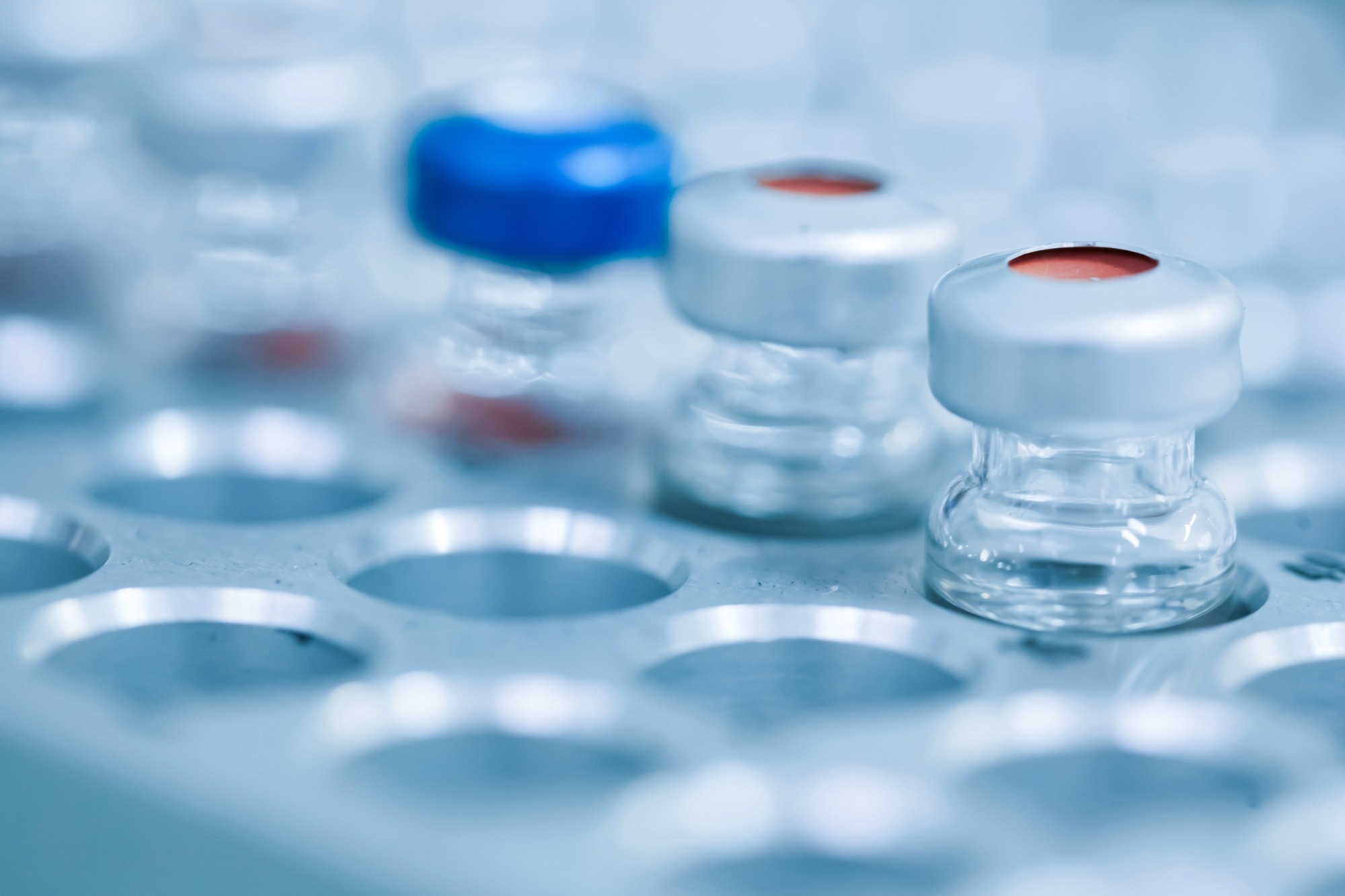 A production line in the pharma industry