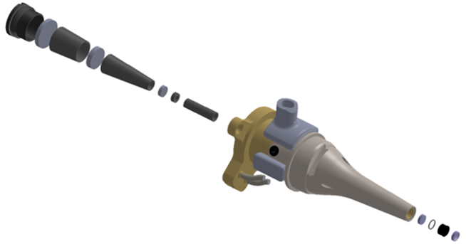Exploded View of an Ear Endoscope