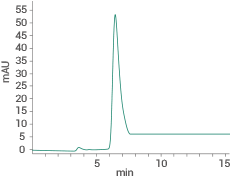Purity: ≥95 % as determined by SEC-HPLC.
