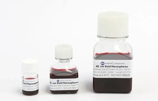 40nm colloidal gold nanoparticles for passive adsorption