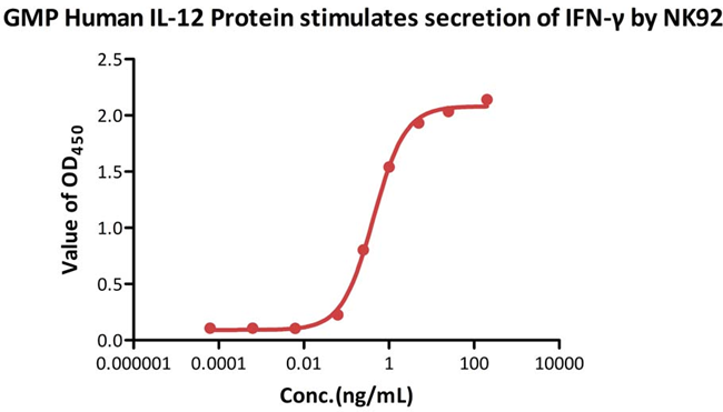 High-quality GMP human IL-12 protein