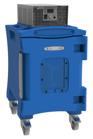 MT100 blood transport box with digital monitoring