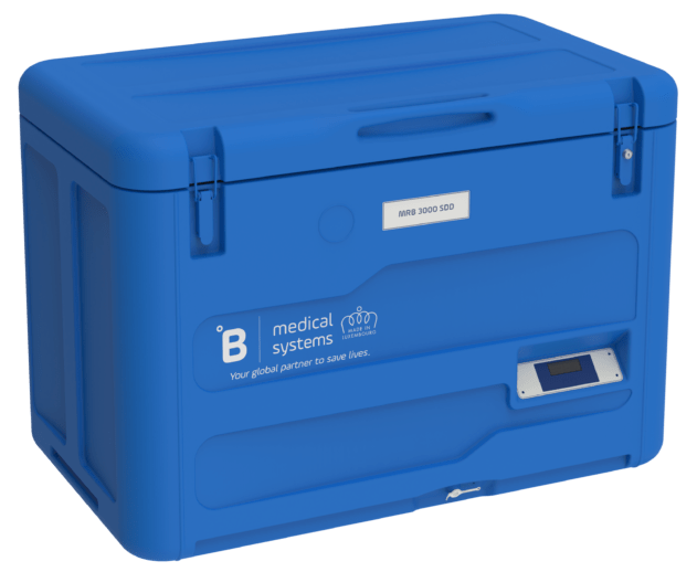 MRB3000SDD solar-powered blood bank refrigerator for off-grid storage