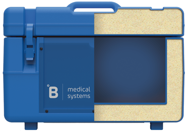 Temperature-controlled blood transport boxes for safe medical use