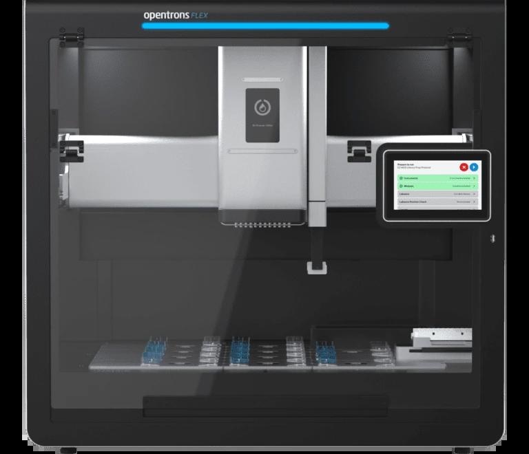 The Opentrons Flex robot