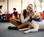 Therapy dogs help first-year students cope with stress, depression, and anxiety