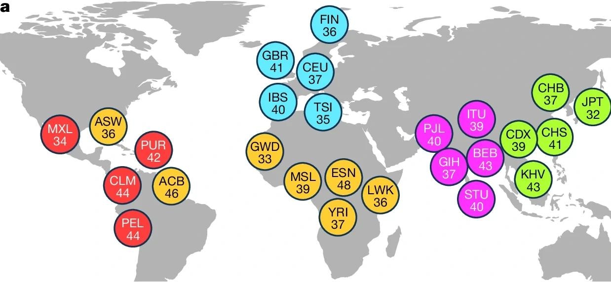 Study: Structural variation in 1,019 diverse humans based on long-read sequencing