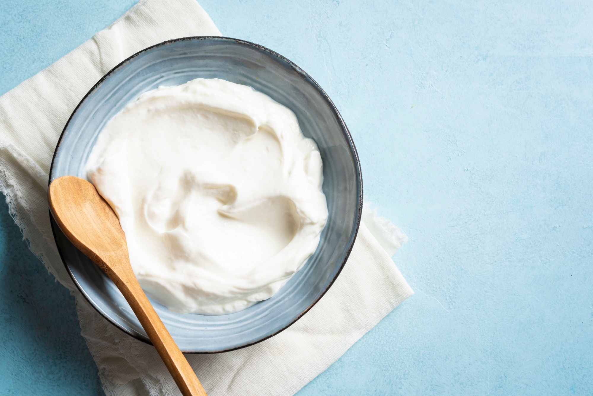 Homemade Greek Yogurt in bowl